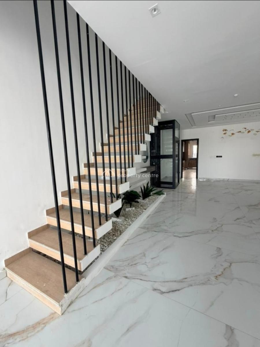 Fully Service 5 Bedroom Semi Detached Duplex with Pool & Elevator, Cowrie Creek Estate, Ikate, Lekki, Lagos, Semi-detached Duplex for Sale