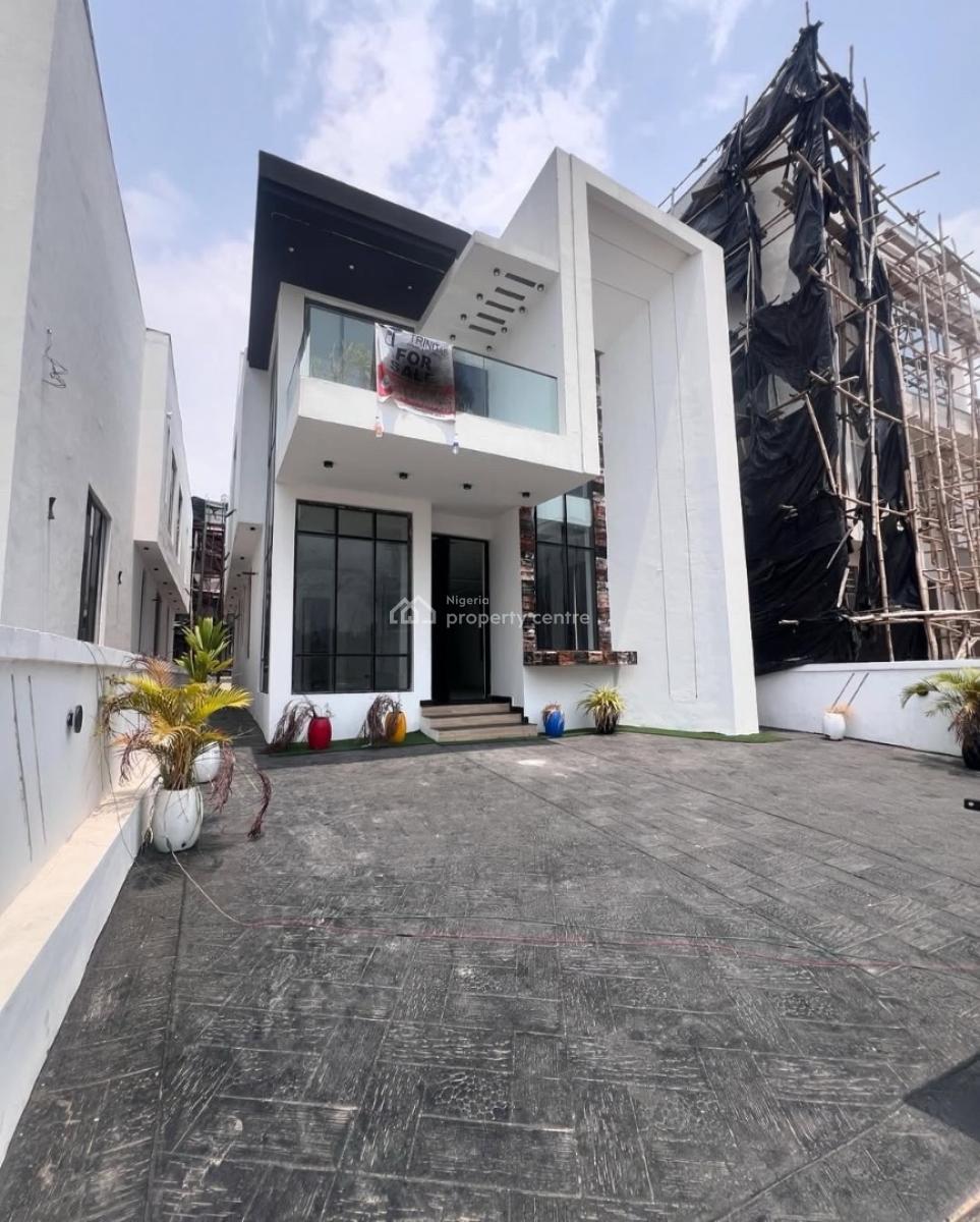 5 Bedroom Fully Detached Duplex + Bq, Chevron, Lekki, Lagos, Detached Duplex for Sale