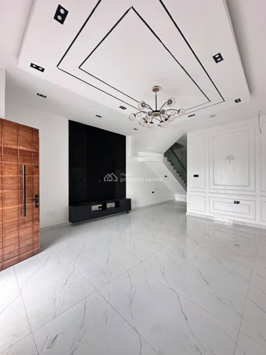 Beautiful 4 Bedroom Semidetached House with Bq, Orchid Road By Chevron Toll Gate, Lekki, Lagos, Semi-detached Duplex for Sale