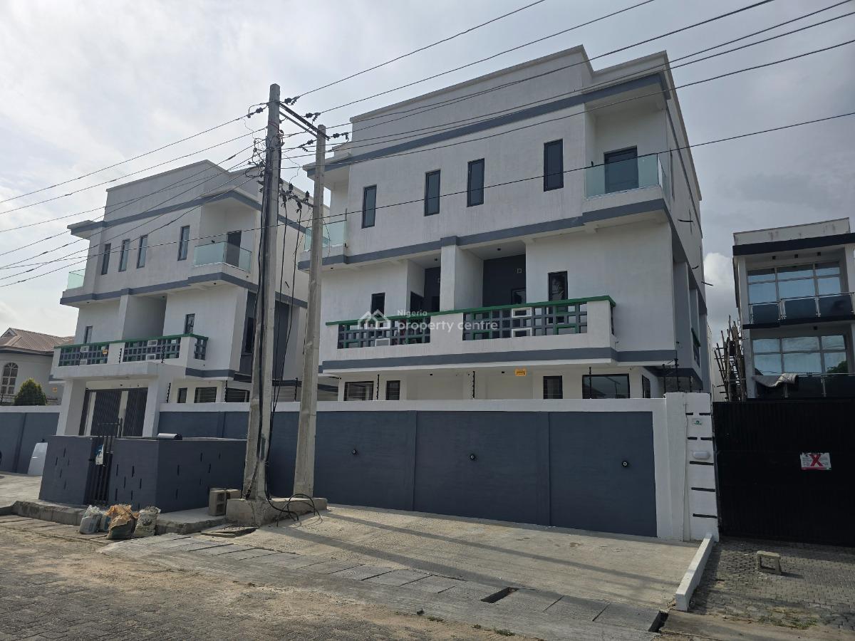 Brand New & Tastefully Finished 4 Bedroom Semi-detached Duplex with Bq, Lekki Phase 1, Lekki, Lagos, Semi-detached Duplex for Sale