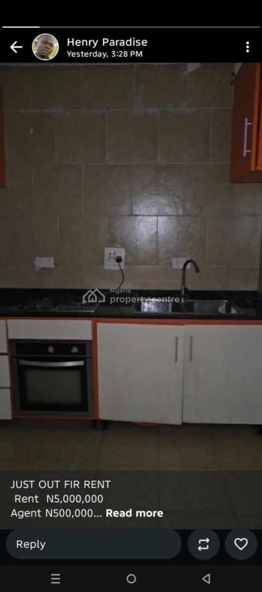Fully Serviced Luxury 2 Bedrooms Flat Serviced Apartment, Chevron Drive Estate, Lekki, Lagos, Flat / Apartment for Rent