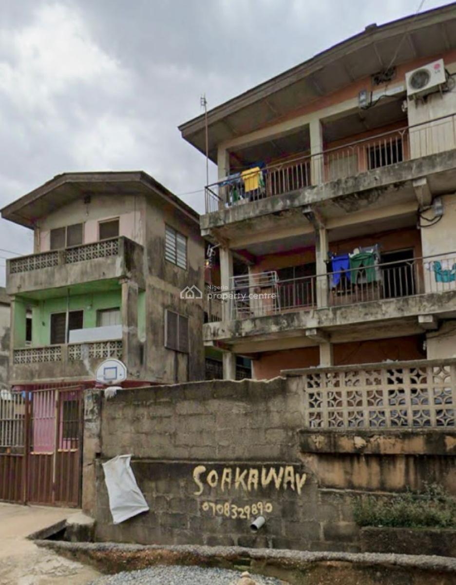 2 Nos of 2 Storey Buildings on a Land Size Measuring 1039.190sqm, Adeola Solomon, Ezobi, Alapere, Ketu, Lagos, Block of Flats for Sale
