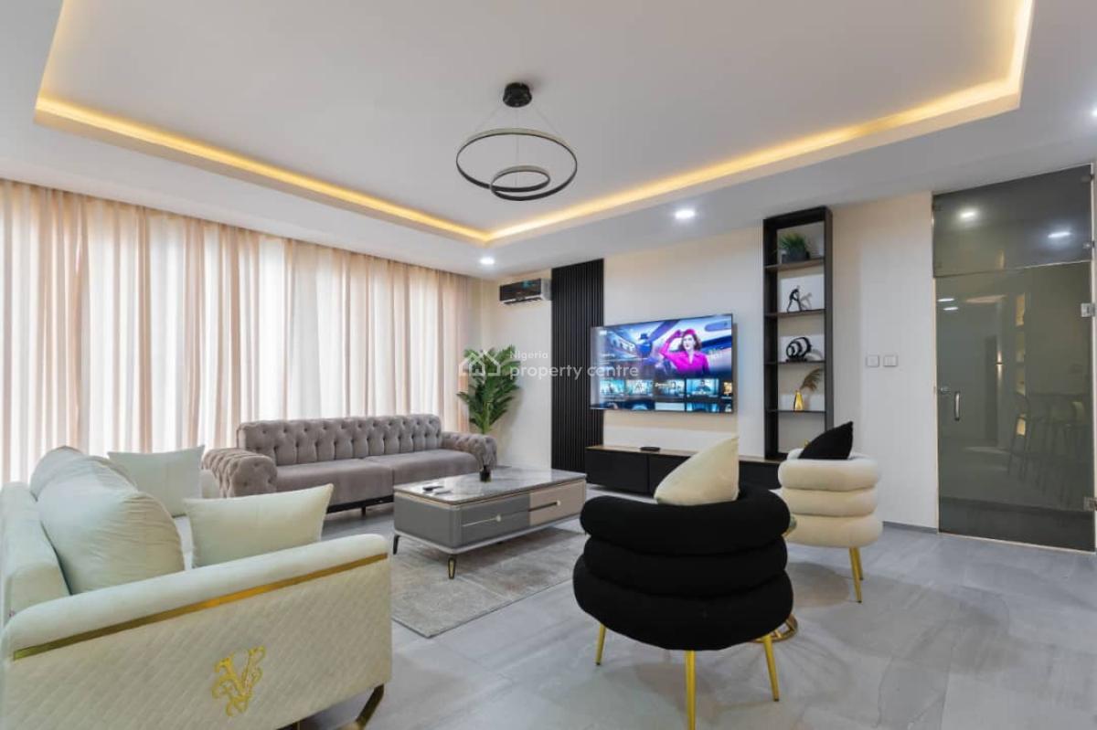 a Furnished 3bedroom Penthouse with Waterfront, a Pool and Gym, Banana Island, Ikoyi, Lagos, Flat / Apartment for Rent