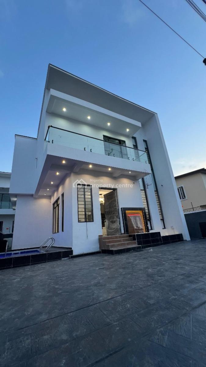 Four Bedroom Fully Detached Duplex with Swimming Pool, Ajah, Lagos, Detached Duplex for Sale