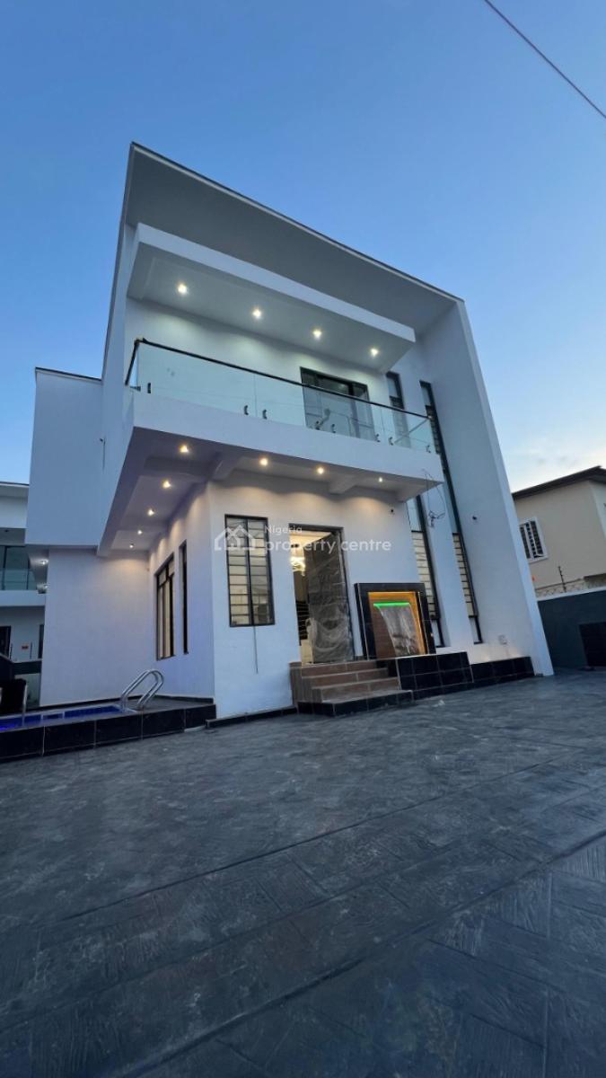 Four Bedroom Fully Detached Duplex with Swimming Pool, Ajah, Lagos, Detached Duplex for Sale