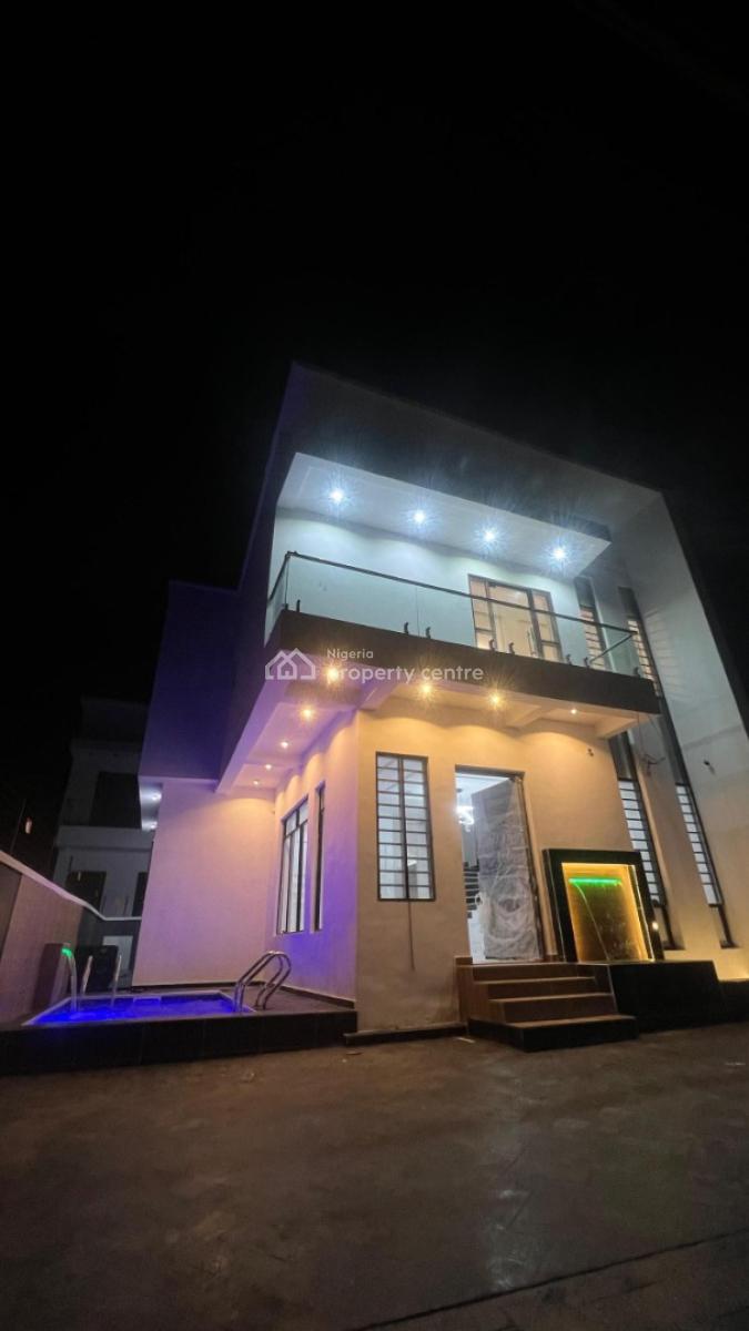 Four Bedroom Fully Detached Duplex with Swimming Pool, Ajah, Lagos, Detached Duplex for Sale