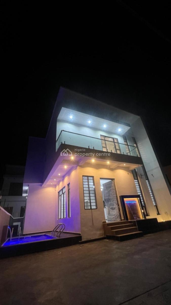 Four Bedroom Fully Detached Duplex with Swimming Pool, Ajah, Lagos, Detached Duplex for Sale