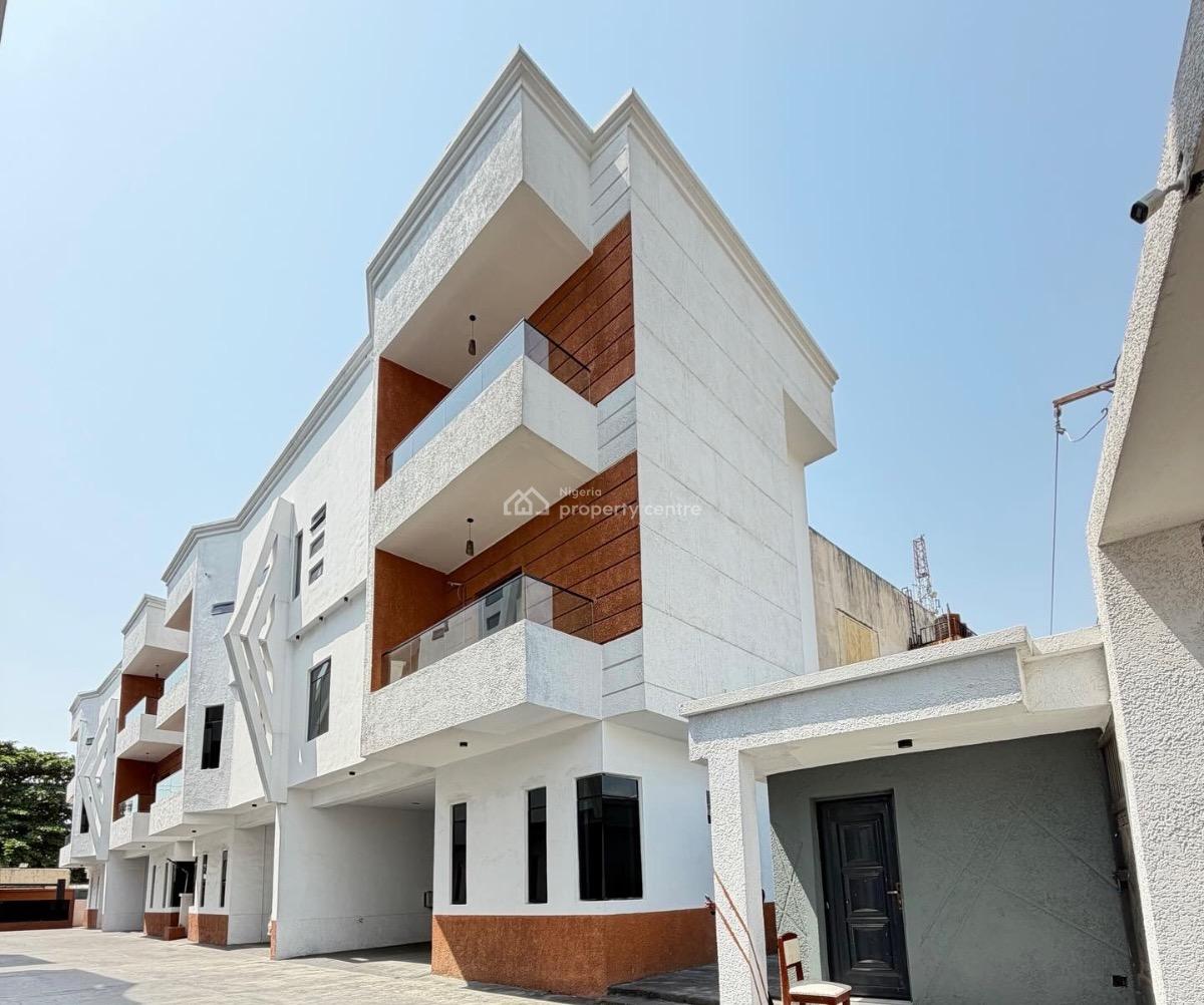 Overly 4 Bedroom Semi Detached Duplex with Swimming Pool and Bq, Osapa London, Lekki, Lagos, Semi-detached Duplex for Sale