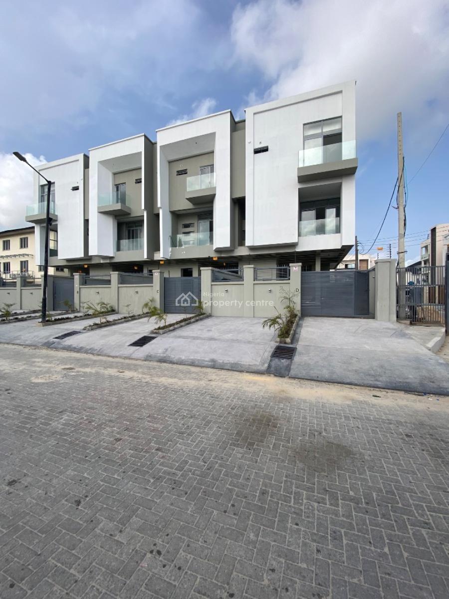 Newly Built 4 Bedroom Terrace Duplex with 1 Bq, Lekki Phase1, Lekki Phase 1, Lekki, Lagos, Terraced Duplex for Sale