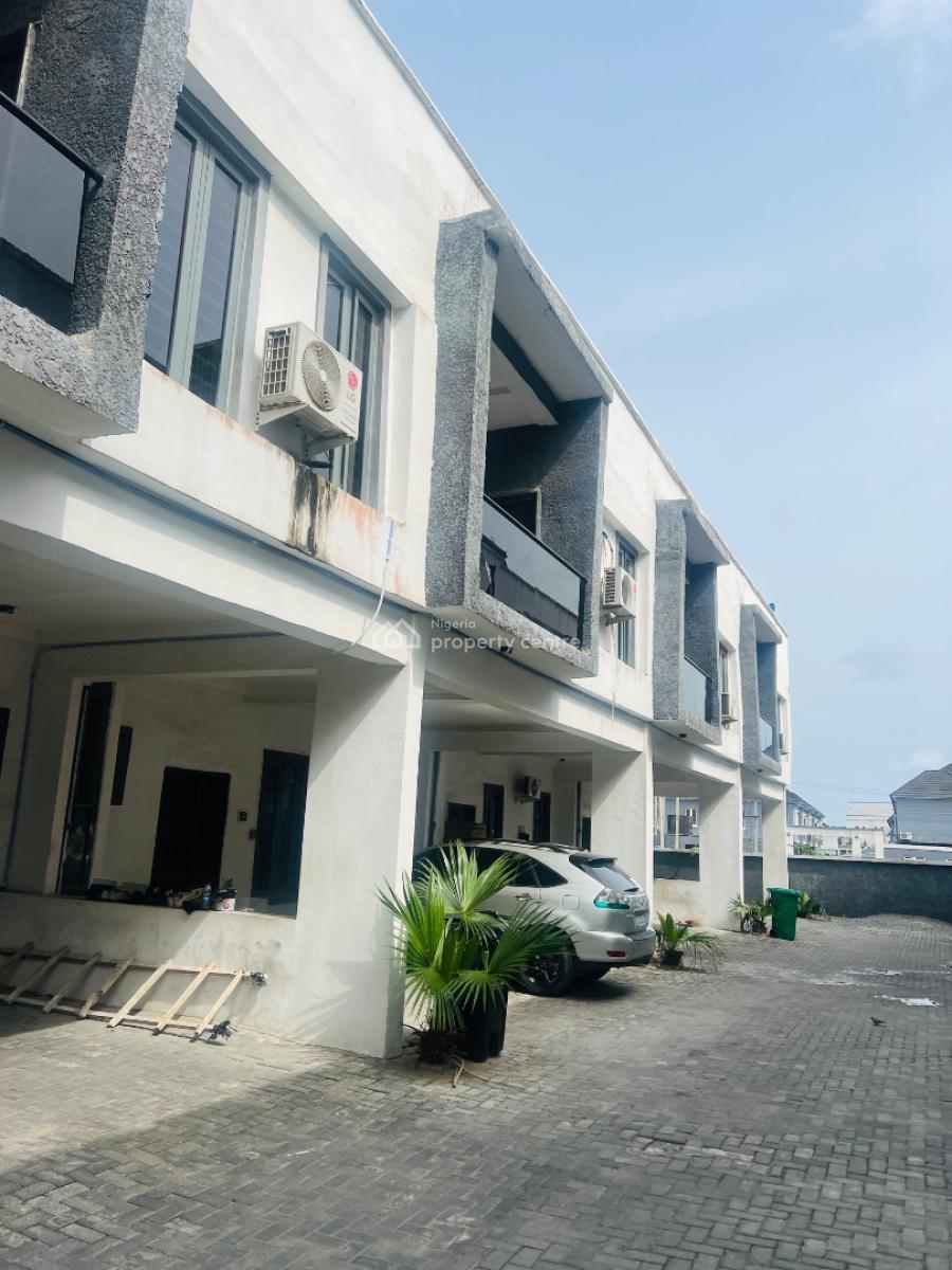 4 Bedroom Terrace Duplex in a Fully Serviced Estate, Orchid Road, Off Chevron, Igbo Efon, Lekki, Lagos, Terraced Duplex for Sale