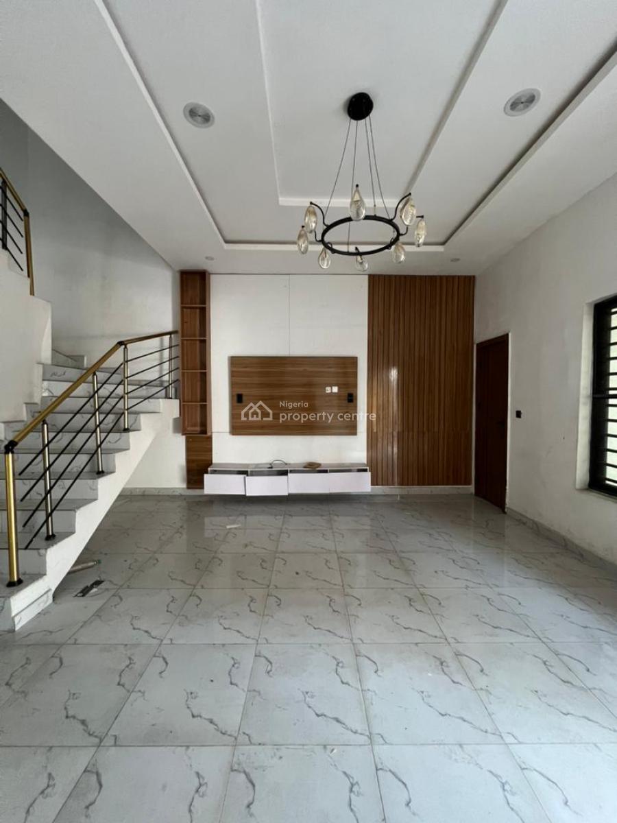 Nicely Built 4 Bedroom Semi Detached Duplex with Bq, Orchid Road, Lekki, Lagos, Semi-detached Duplex for Rent