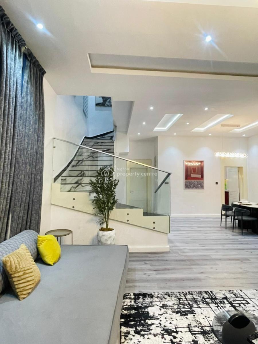 Luxury 4 Bedroom Self Compound Apartment, Lekki Phase 1, Lekki, Lagos, House Short Let