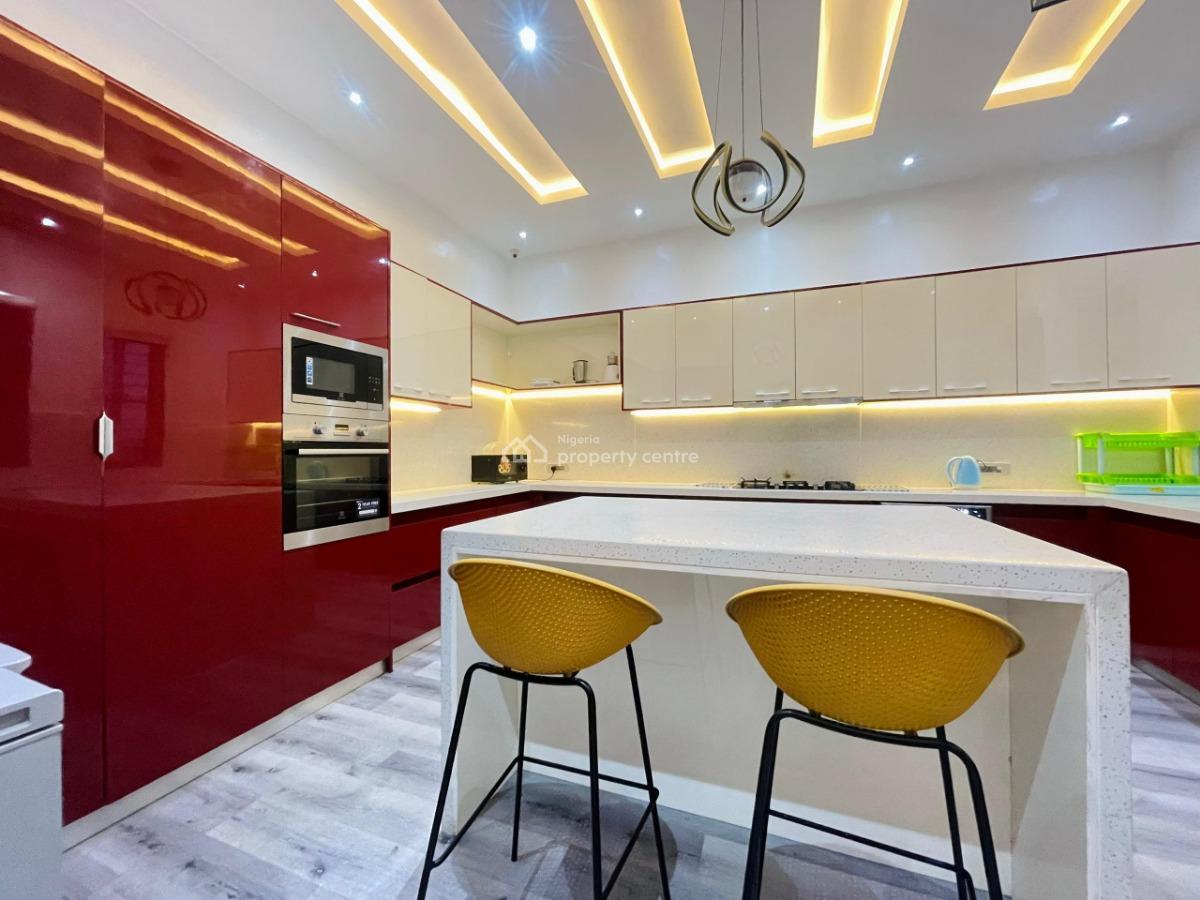 Luxury 4 Bedroom Self Compound Apartment, Lekki Phase 1, Lekki, Lagos, House Short Let