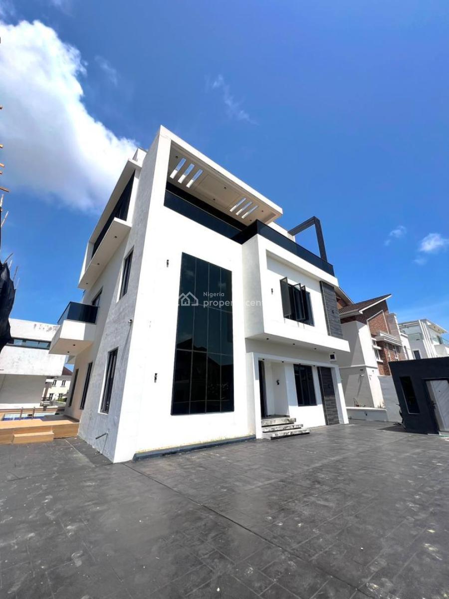 6-bedroom Fully Detached House + 2-rooms Bq - Osapa London, Lekki, Osapa, Lekki, Lagos, Detached Duplex for Sale