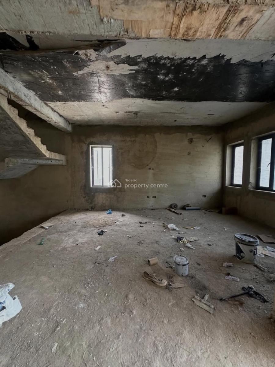 New 4 Bedroom Terrace Duplex + Boys Quarters (semi Finished), Katampe Extension, Katampe, Abuja, Terraced Duplex for Sale