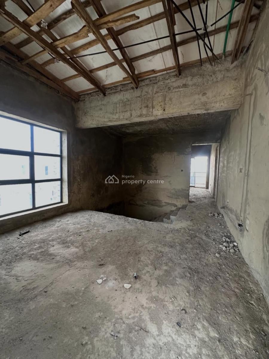 New 4 Bedroom Terrace Duplex + Boys Quarters (semi Finished), Katampe Extension, Katampe, Abuja, Terraced Duplex for Sale