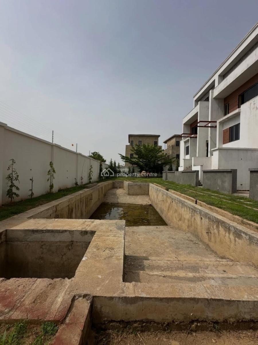 New 4 Bedroom Terrace Duplex + Boys Quarters (semi Finished), Katampe Extension, Katampe, Abuja, Terraced Duplex for Sale
