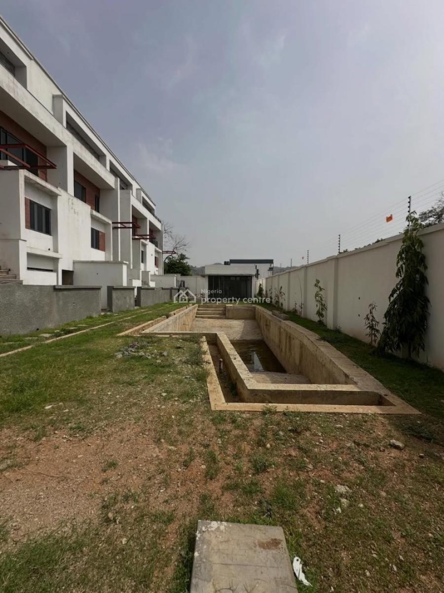 New 4 Bedroom Terrace Duplex + Boys Quarters (semi Finished), Katampe Extension, Katampe, Abuja, Terraced Duplex for Sale
