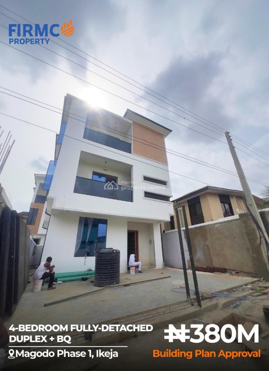 Elegant 4 Bedroom Detached Duplex + Bq and Excellent Amenities, Ikeja, Gra Phase 1, Magodo, Lagos, Detached Duplex for Sale