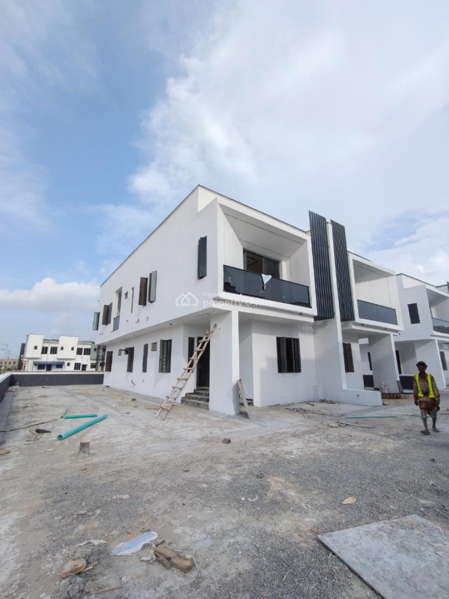 Smart Spacious Newly Built 4 Bedrooms Semi-detached Duplex with Bq, in 24/7 Power Supply Estate at Abraham Adesanya Axis Ajah Lagos., Ajah, Lagos, Semi-detached Duplex for Rent