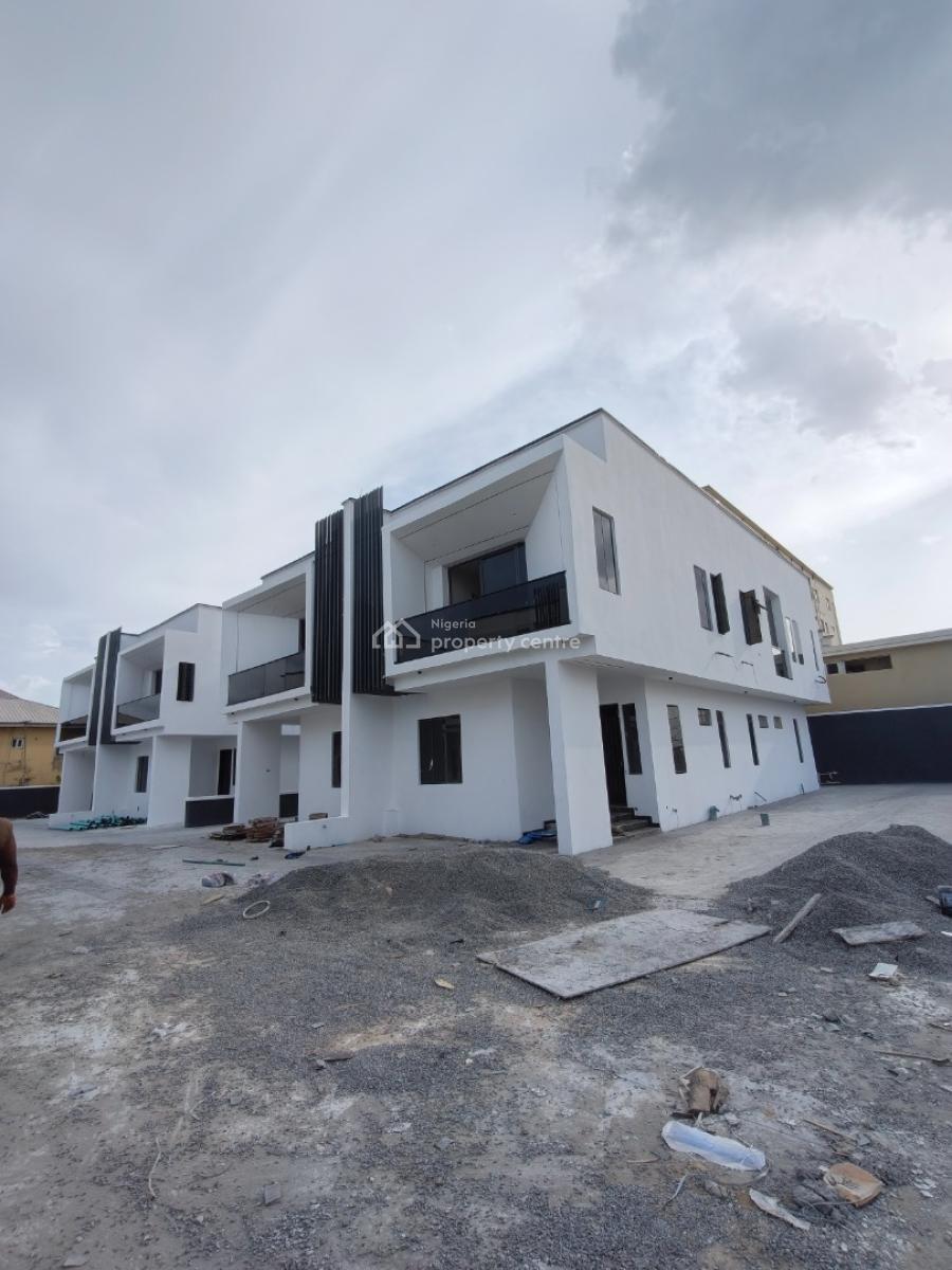 Smart Spacious Newly Built 4 Bedrooms Semi-detached Duplex with Bq, in 24/7 Power Supply Estate at Abraham Adesanya Axis Ajah Lagos., Ajah, Lagos, Semi-detached Duplex for Rent