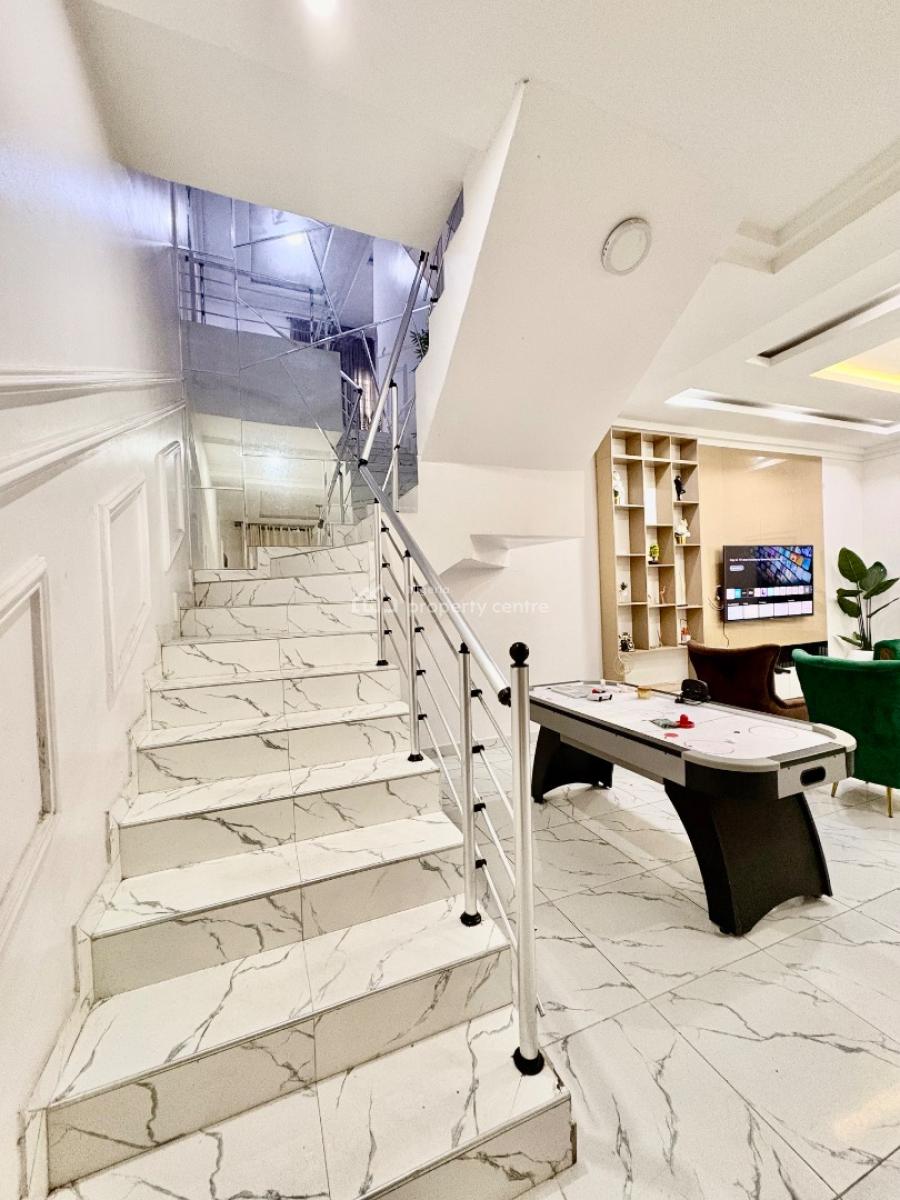 Very Spacious Fully Furnished 4 Bedroom Duplex with Snooker, Near The Orchid Roundabout, Lekki, Lagos, Semi-detached Duplex for Rent