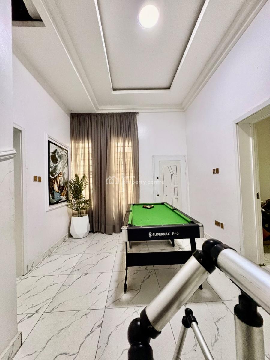 Very Spacious Fully Furnished 4 Bedroom Duplex with Snooker, Near The Orchid Roundabout, Lekki, Lagos, Semi-detached Duplex for Rent