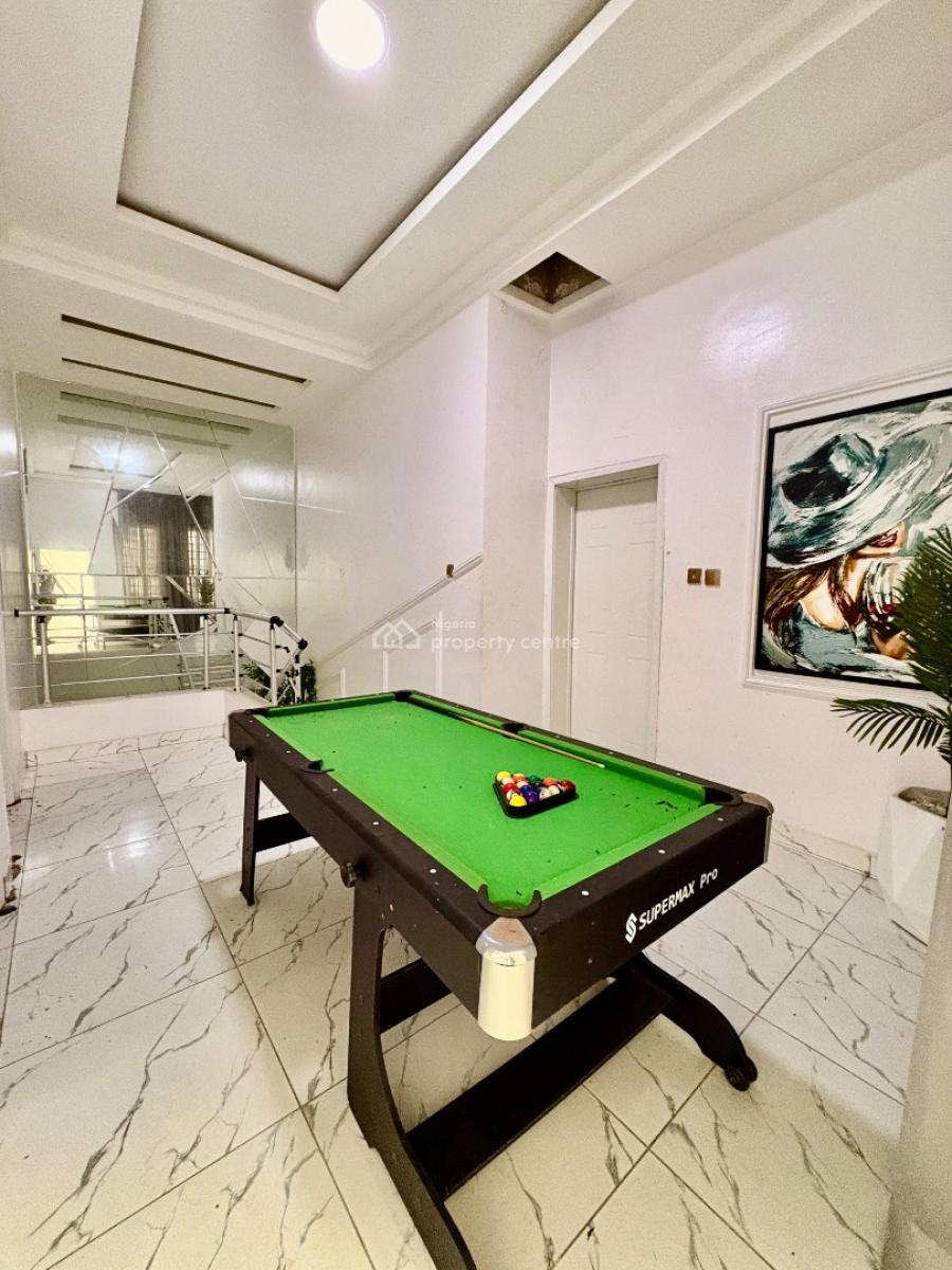 Very Spacious Fully Furnished 4 Bedroom Duplex with Snooker, Near The Orchid Roundabout, Lekki, Lagos, Semi-detached Duplex for Rent