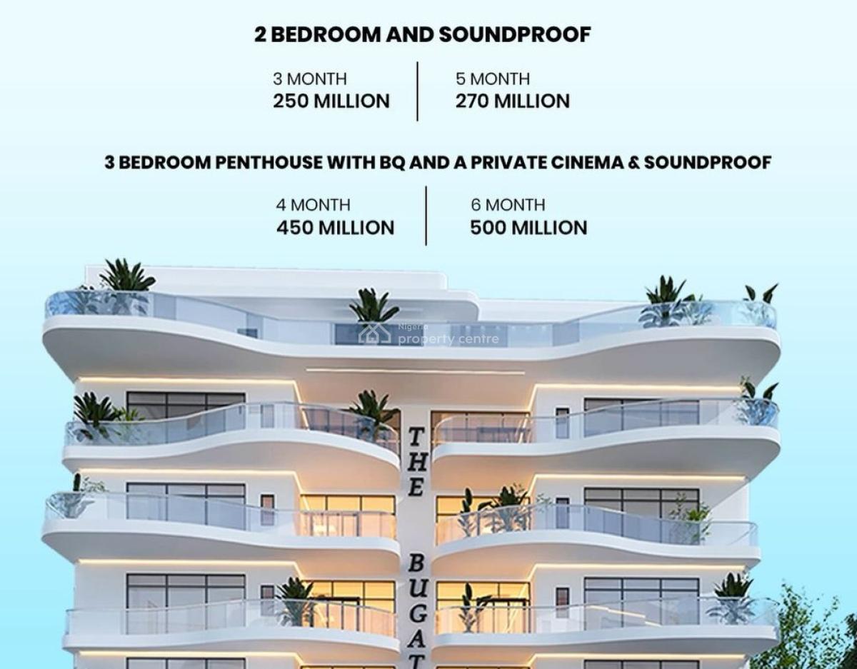 Exquisite 2 Bedroom Bugatti Flat, Foreshore Estate, Lekki Phase 1, Lekki, Lagos, Flat / Apartment for Sale