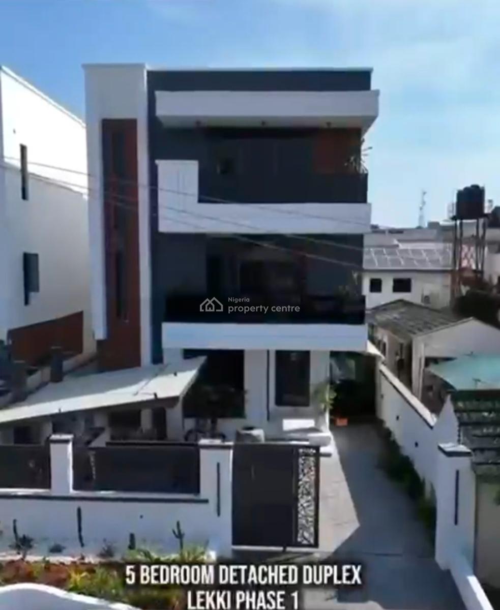 5 Bedroom Fully Detached Duplex Is Crafted for Elegance, Comfort, and, Lekki Phase 1, Lekki, Lagos, Detached Duplex for Sale