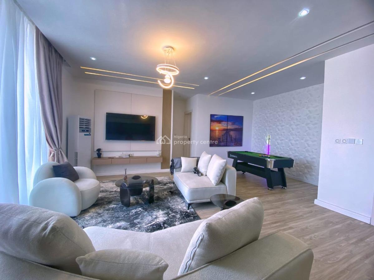 Newly Launched 2 Bedroom Apartment with Snooker, Swimming Pool Balcony, Ikate, Lekki, Lagos, Flat / Apartment Short Let