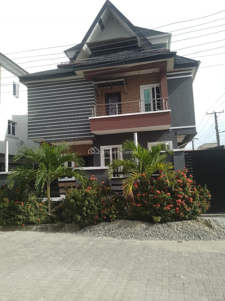 a Nice 4 Bedroom Fully Detached Duplex  with a Bq, Monastery Road Beside Shoprite Sangotedo, Sangotedo, Ajah, Lagos, Detached Duplex for Rent