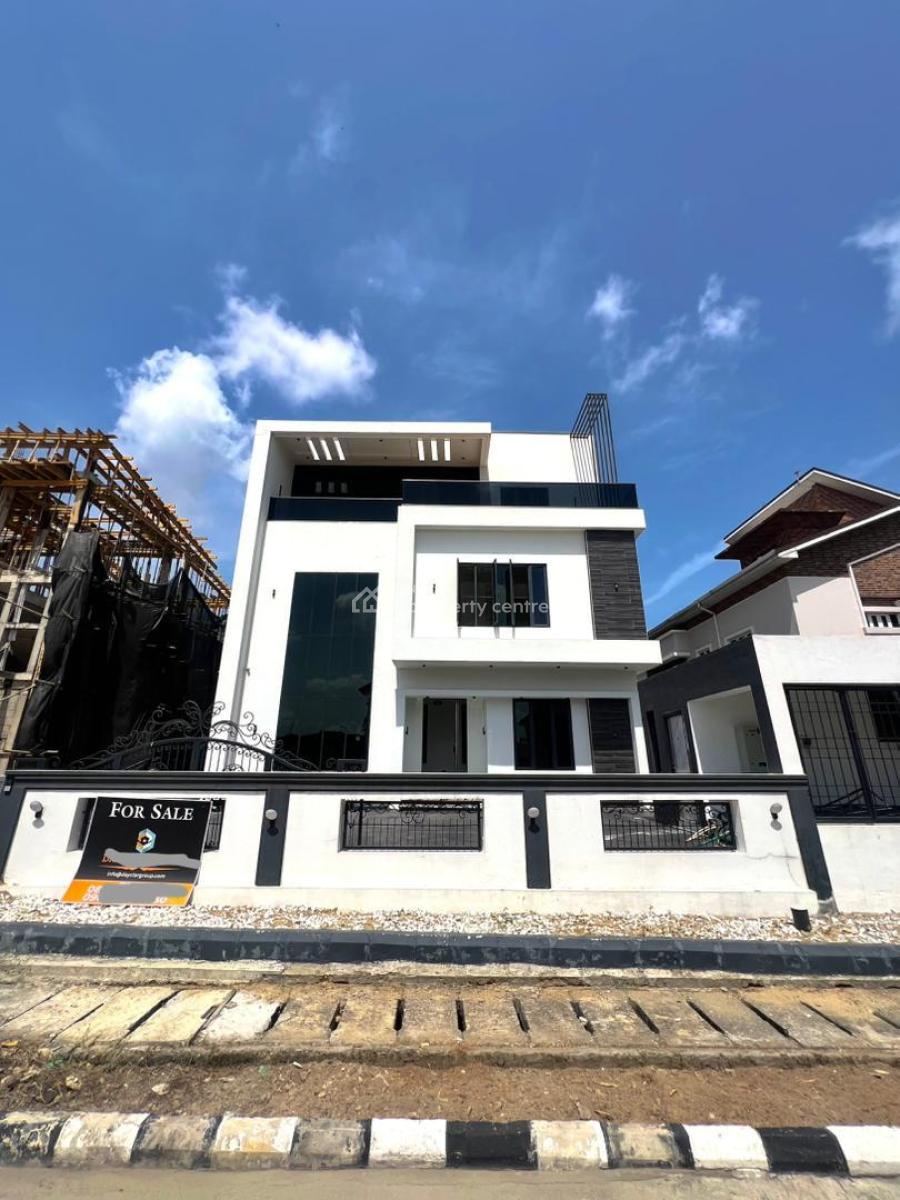 Ultra-luxury and Spacious 6 Bed Fully Detached House with 2-room Bq, Osapa, Lekki, Lagos, Detached Duplex for Sale