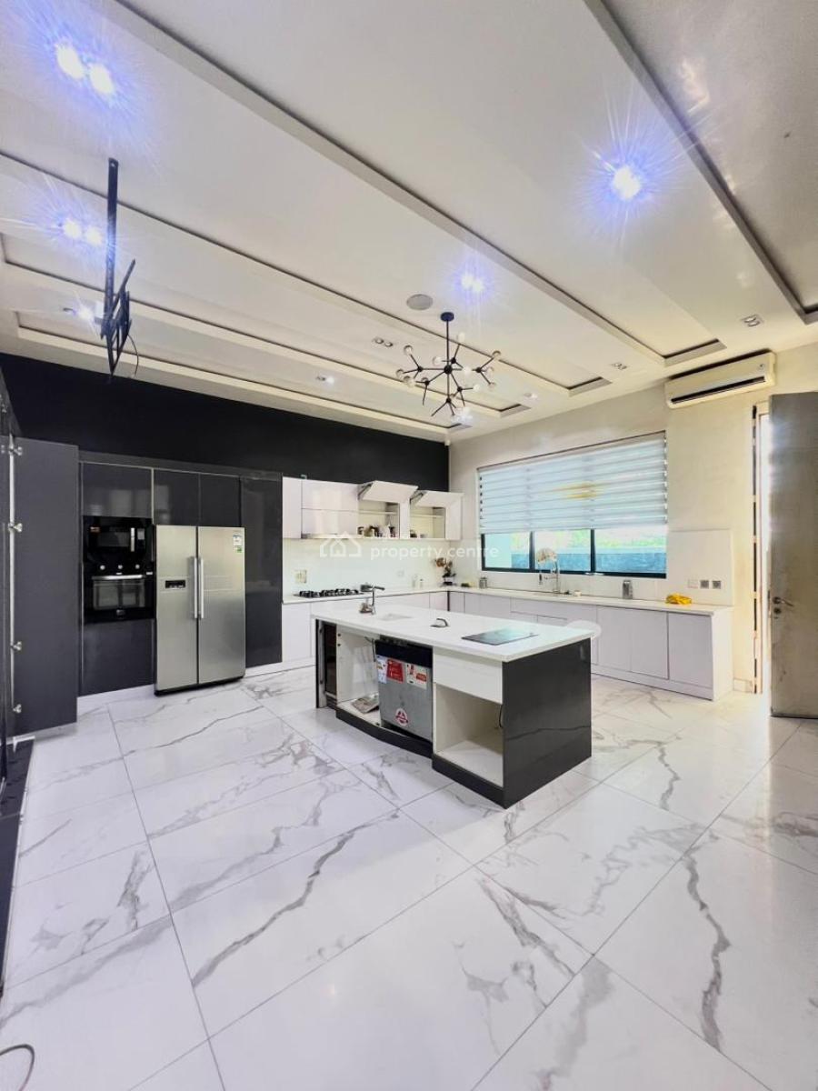 Spacious and Luxury 5-bed Fully Detached House with 2-room Bq, Pool, Osapa, Lekki, Lagos, Detached Duplex for Sale