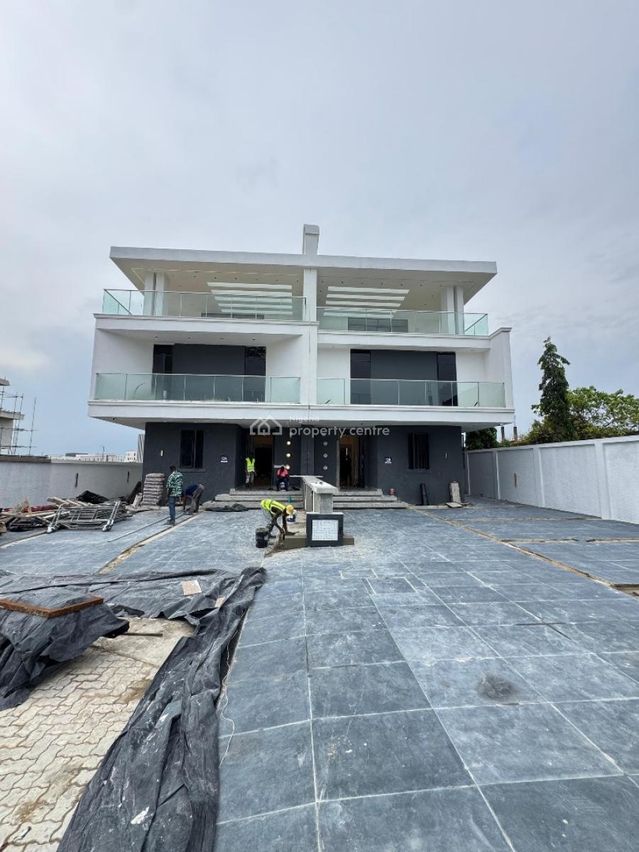 Luxury 5 Bed Semi Detached Duplex with Bq,rooftop Terace, Cinema, Pool, Ikate, Lekki, Lagos, Semi-detached Duplex for Sale