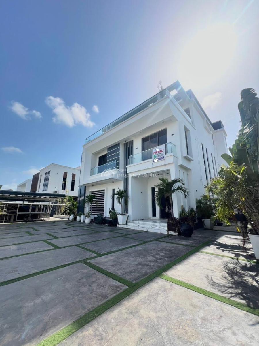 Luxury 5-bedroom Fully Detached House + 2-rooms Bq, Pool, Cinema, Osapa, Lekki, Lagos, Detached Duplex for Sale