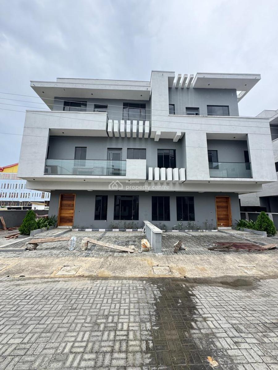 Very Spacious  4 Bedroom Semi Detached Duplex with Bq, Osapa, Lekki, Lagos, Semi-detached Duplex for Sale