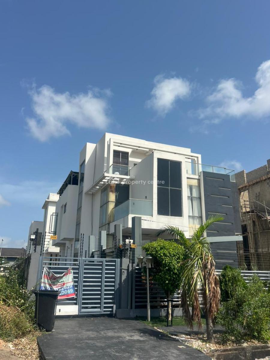 Luxury Waterfront 5-bedroom Fully Detached Duplex + Bq, Cinema, Pool, Osapa, Lekki, Lagos, Detached Duplex for Sale