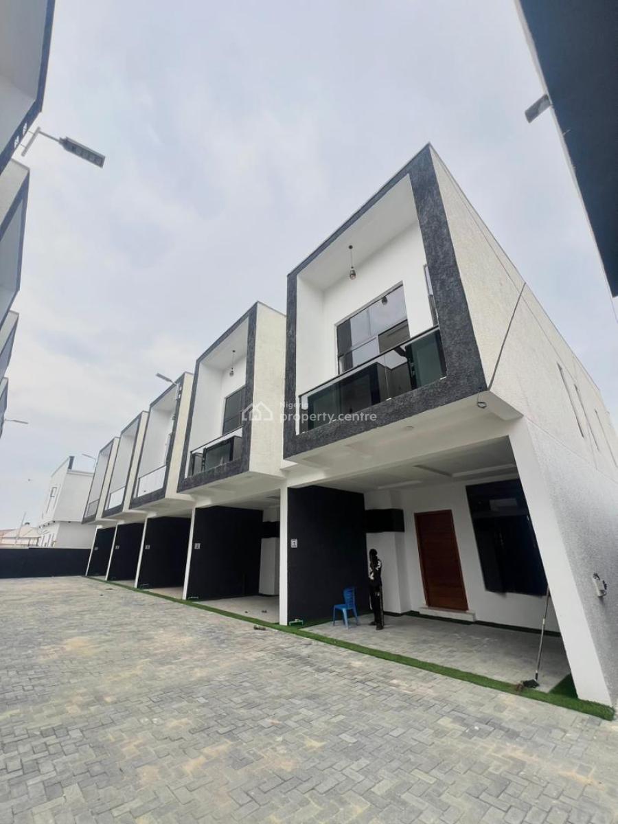 a Spacious 4-bedroom Terrace Duplex Located in a Serene Environment, Ikota, Lekki, Lagos, Terraced Duplex for Rent