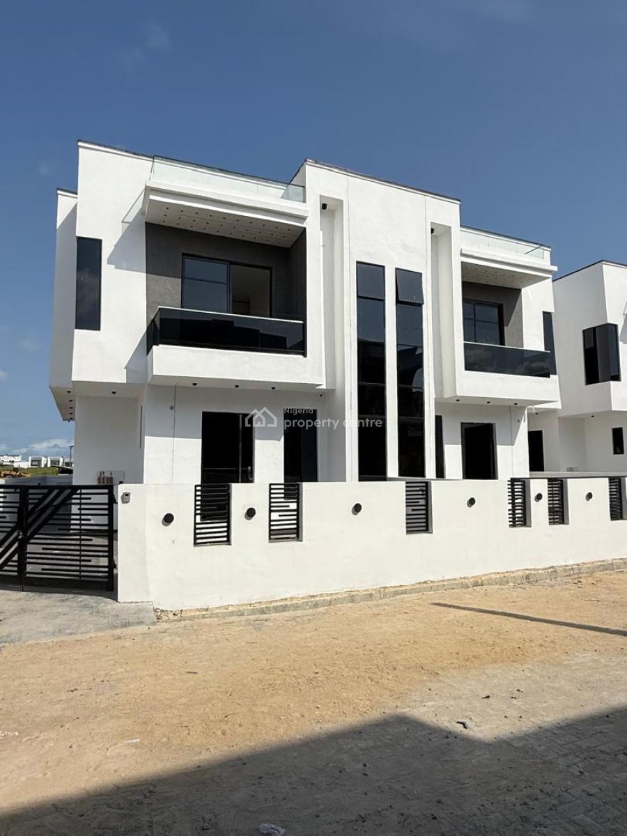 Affordable 4 Bedroom Semi Detached Home with Bq, Ajah, Lagos, Semi-detached Duplex for Sale