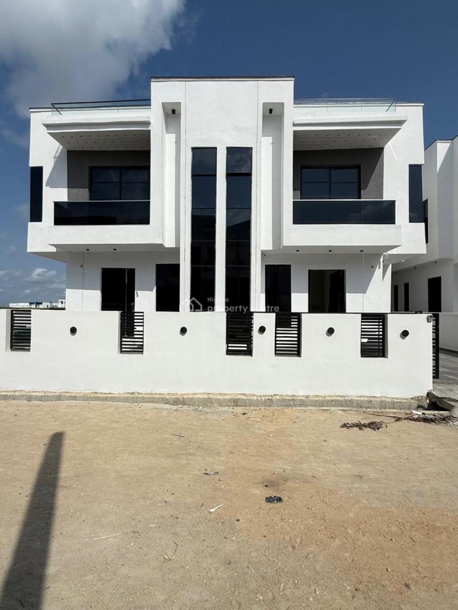 Affordable 4 Bedroom Semi Detached Home with Bq, Ajah, Lagos, Semi-detached Duplex for Sale