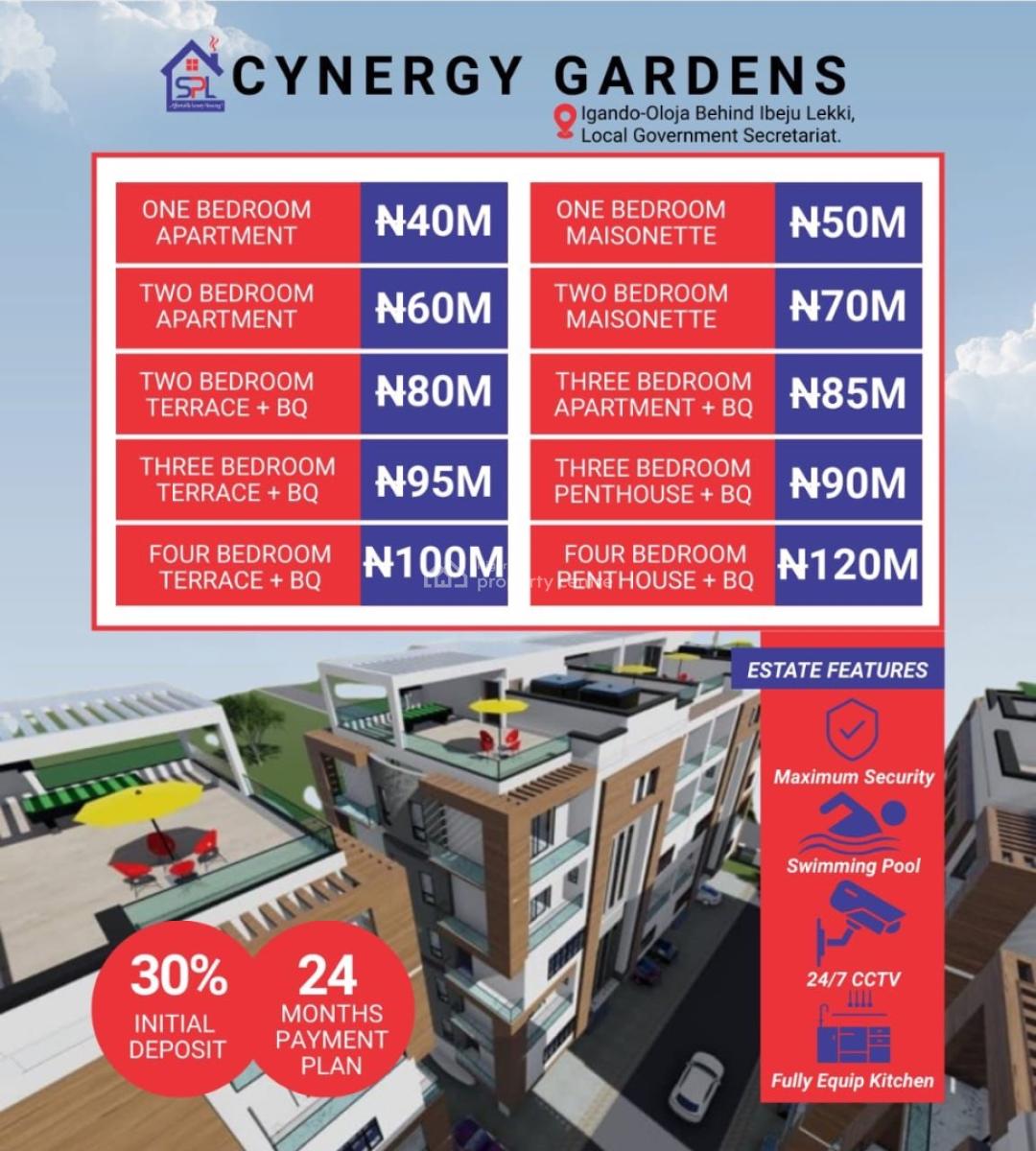 Newly Built Luxury 2 Bedroom Apartment with Excellent Finishing, The Most Beautiful Home Specially Designed for Your Lovely Family, Ibeju Lekki, Lagos, Detached Duplex for Sale