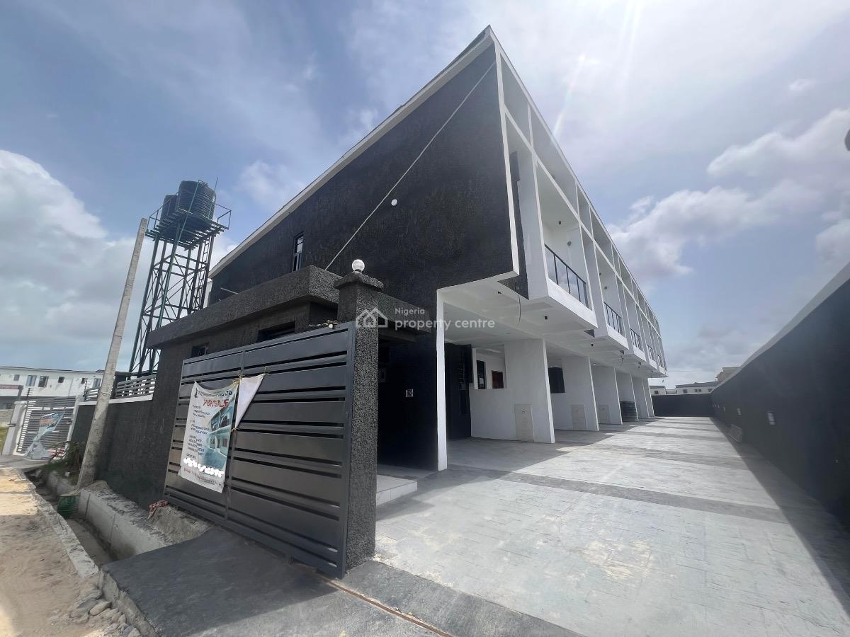 Premium 3 Bedroom Duplex with Bq and Inverter, General Paint Bus Stop By Lagos Business School Ajah, Ajah, Lagos, Terraced Duplex for Sale