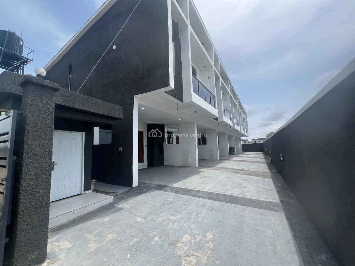 Premium 3 Bedroom Duplex with Bq and Inverter, General Paint Bus Stop By Lagos Business School Ajah, Ajah, Lagos, Terraced Duplex for Sale