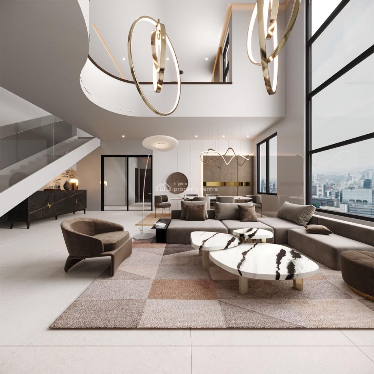 Capacious 4 Bedroom Maisonette Penthouse, Oniru, Victoria Island (vi), Lagos, Detached Duplex for Sale