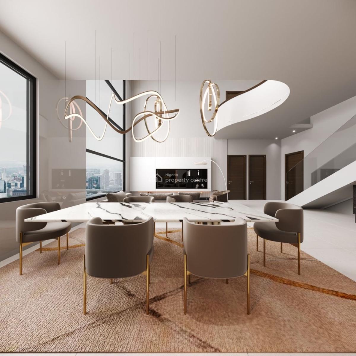 Capacious 4 Bedroom Maisonette Penthouse, Oniru, Victoria Island (vi), Lagos, Detached Duplex for Sale