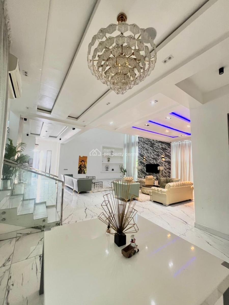 Spacious and Luxury 5-bedroom Fully Detached House with 2-room Bq, Osapa London, Osapa, Lekki, Lagos, Detached Duplex for Sale