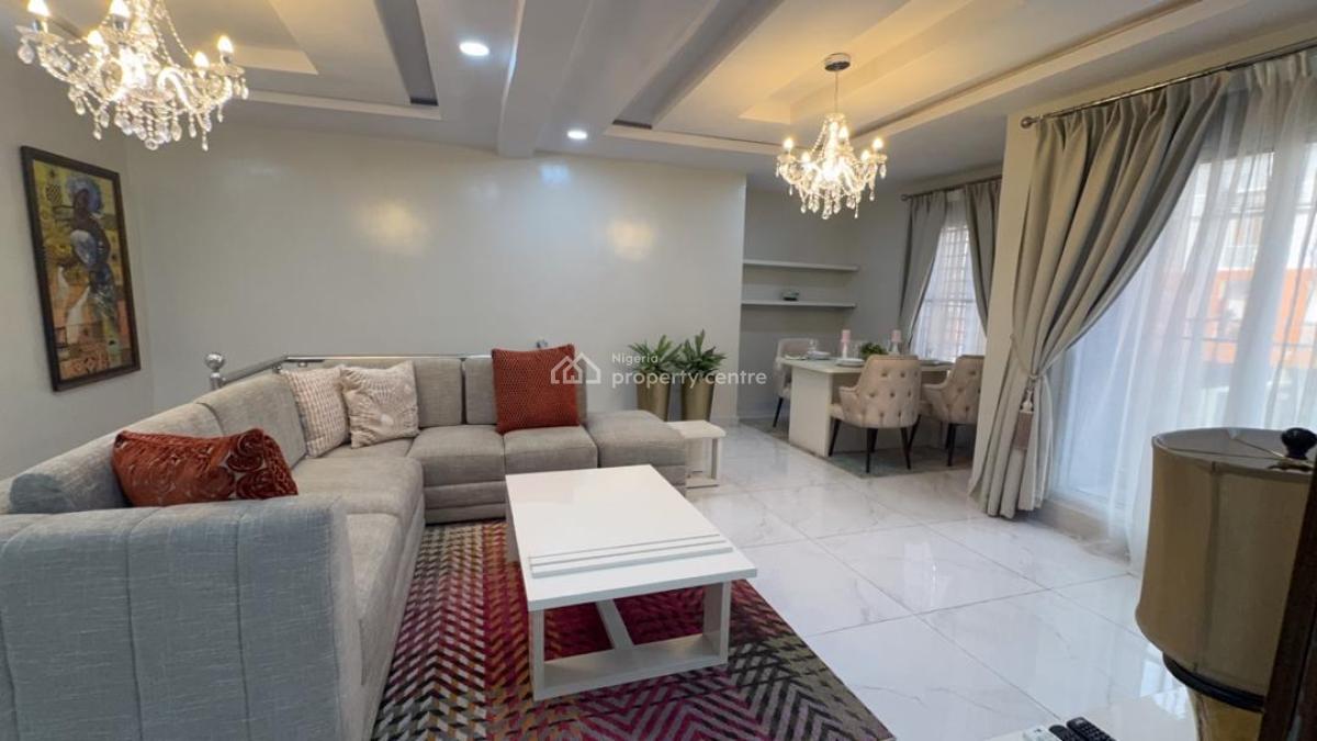 Luxury Fully Furnished 3 Bedrooms Duplex,with Gen & Inverter, Right Hand Side, Lekki Phase 1, Lekki, Lagos, Semi-detached Duplex for Rent