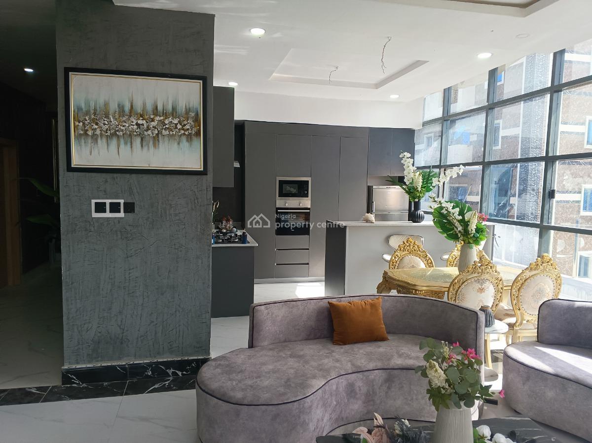 Brand New Luxury 3 Bedrooms Apartment..top Floor. Construction Ongoing, a New Estate,by Babana Apartments, Alpha Beach, New-road Bustop, Igbo Efon, Lekki, Lagos, Flat / Apartment for Sale