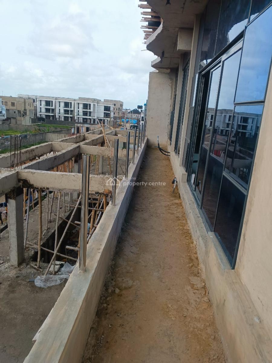 Brand New Luxury 3 Bedrooms Apartment..top Floor. Construction Ongoing, a New Estate,by Babana Apartments, Alpha Beach, New-road Bustop, Igbo Efon, Lekki, Lagos, Flat / Apartment for Sale